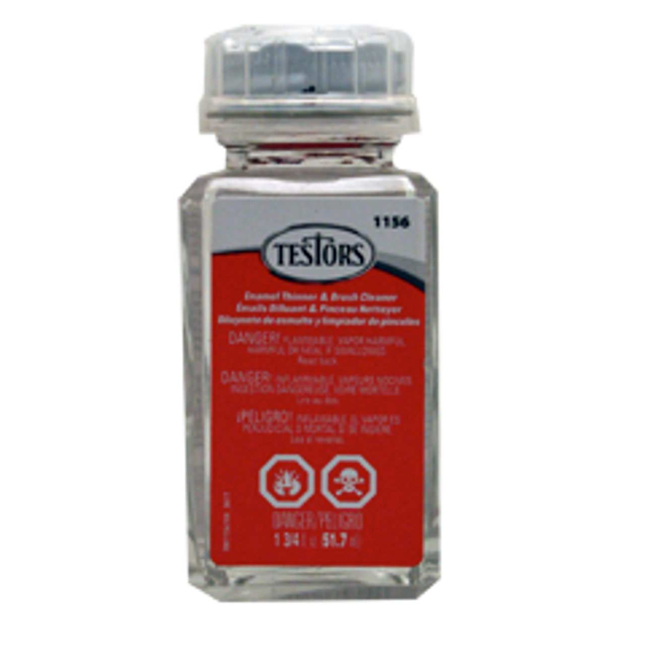 Testors 1156 Enamel Paint Enamel Thinner - 1 3/4oz